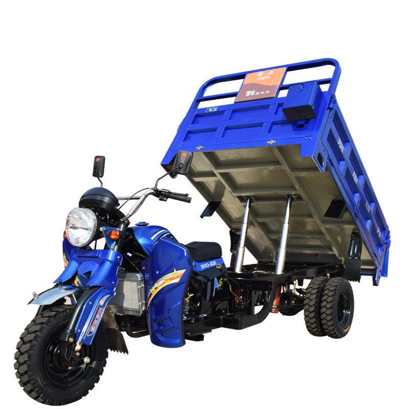 Cargo Motorcycle Fuel Oil Gasoline Motor Heavy Duty Tricycle 200cc Water-cooling Cargo Tricycle